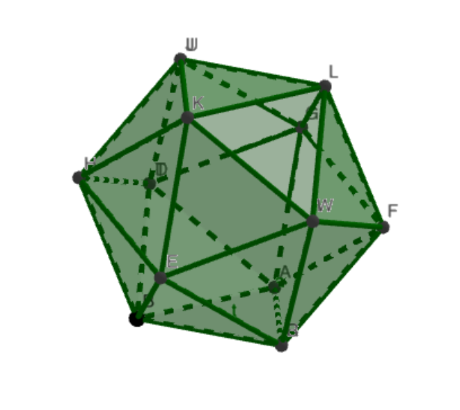 Foto icosaedro